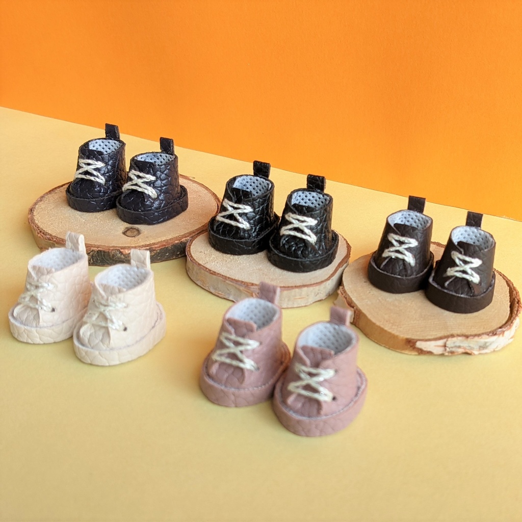 レースアップブーツ【ぬい用小物】