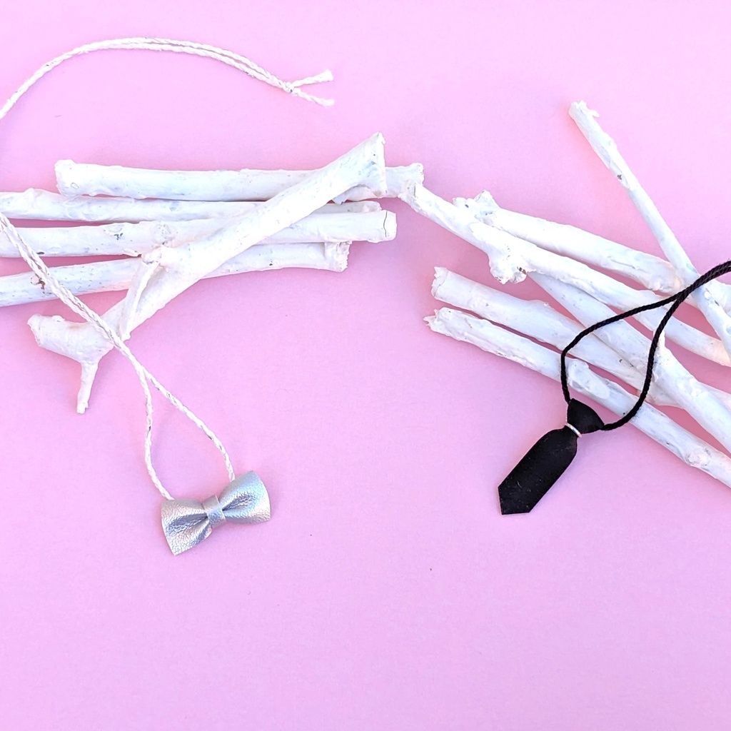 ネクタイと蝶ネクタイ【ぬい用小物】