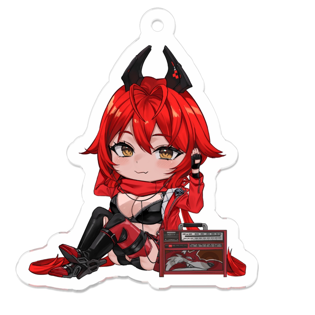 【勝利の女神:NIKKE】アクキー版50mm ちょこんとメガニケ-レッドフード(A/B)【非公式】