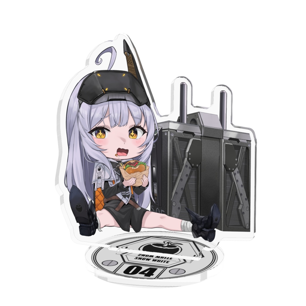 【勝利の女神:NIKKE】ちょこんとメガニケ-ちびホワ(A/B)【非公式】