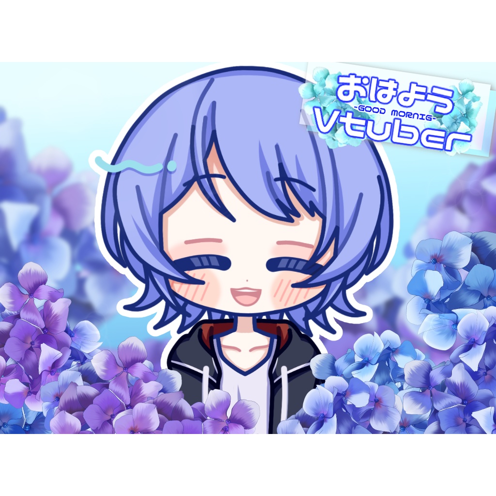 【無料版】梅雨っぽいおはようVtuber【素材】