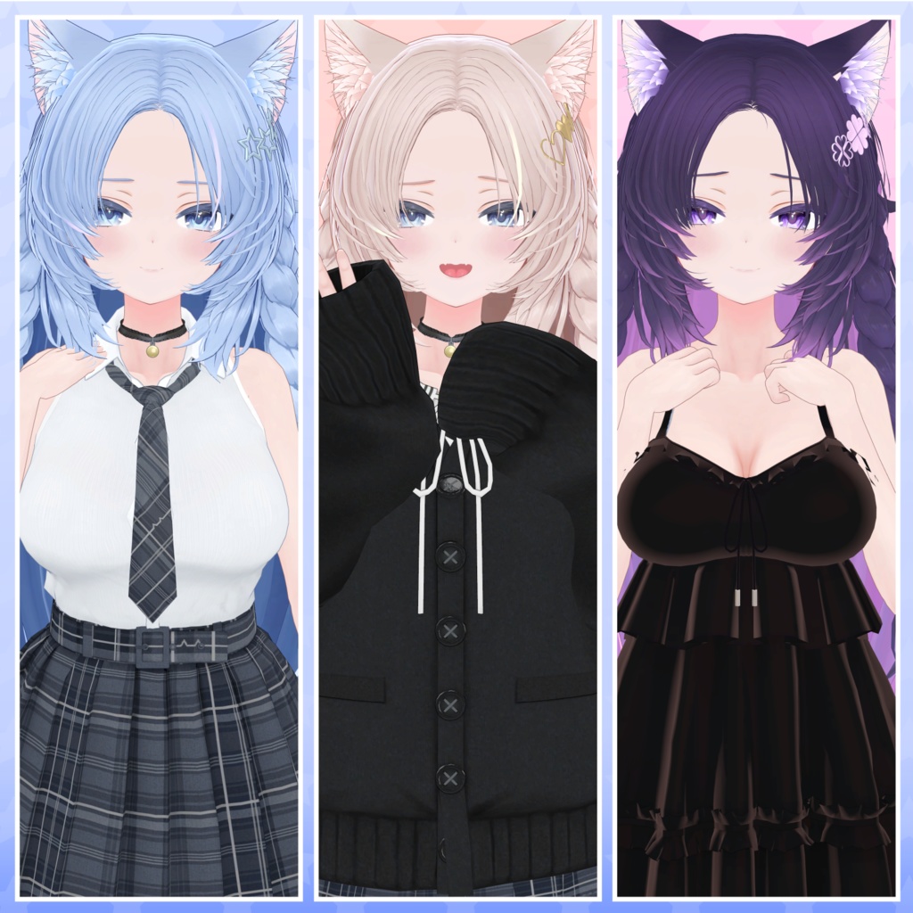 【オリジナル3Dモデル】結月 -ゆづき-