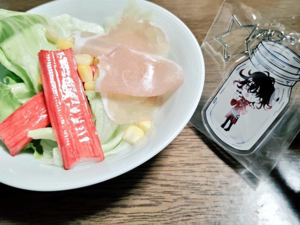 瓶詰めダンテのアクリルキーホルダー