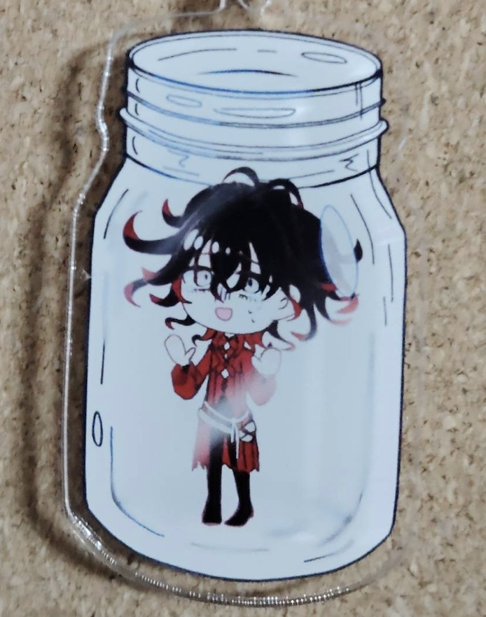 瓶詰めダンテのアクリルキーホルダー