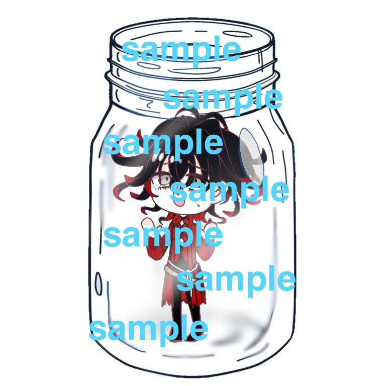 瓶詰めダンテのアクリルキーホルダー