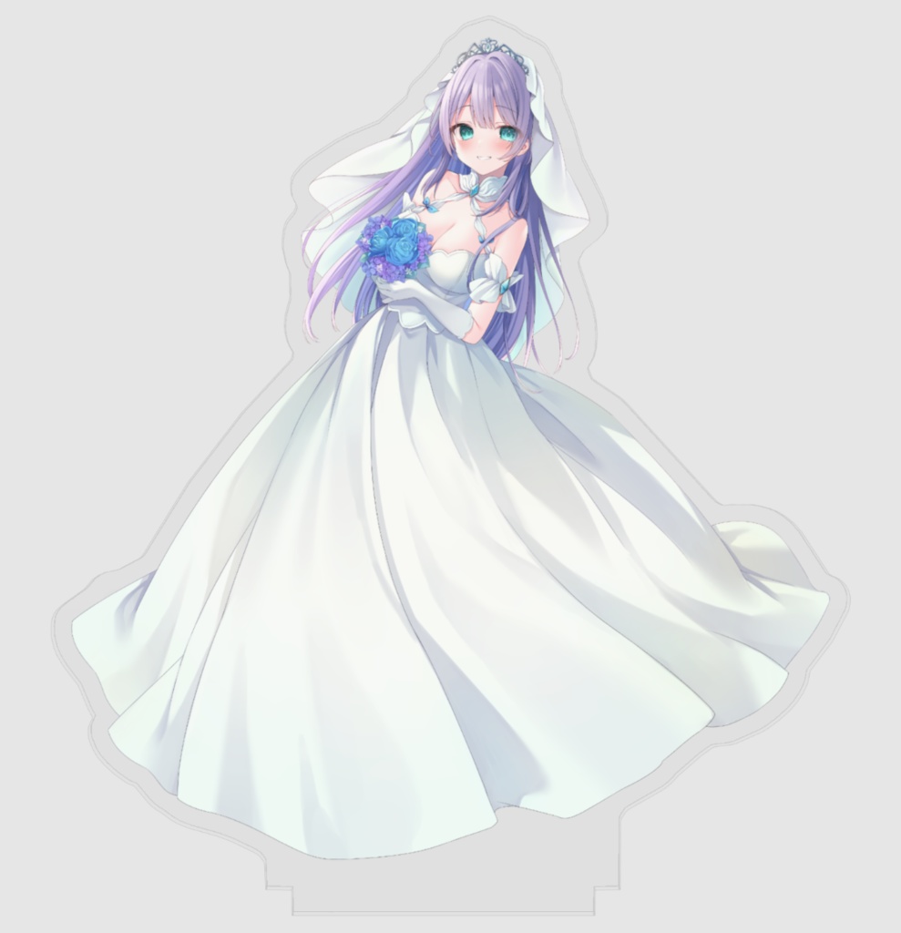 【 -急遽増産!-3周年記念数量限定グッズ 】花嫁ver.アクリルスタンド -ロゼッタ・ドラガリオン-