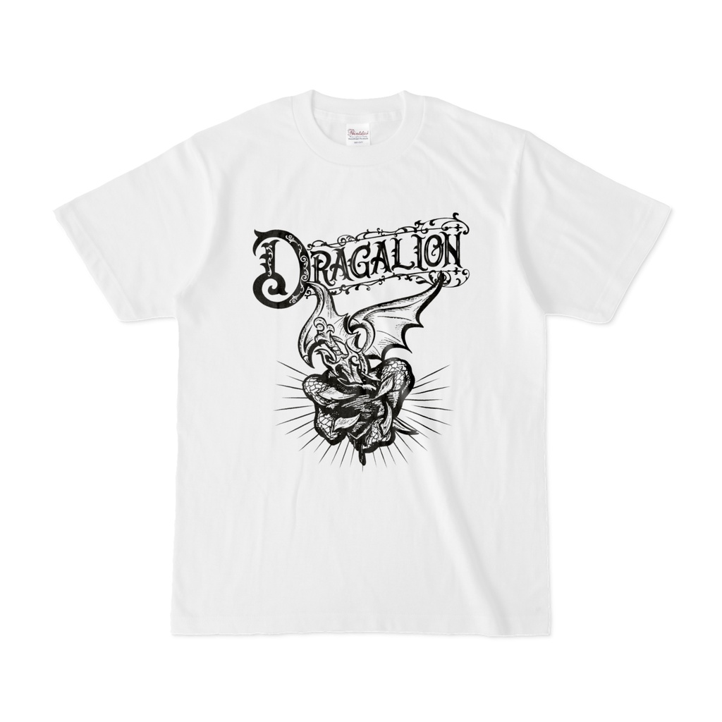 【ホワイトT】DRAGALIONロゴTシャツ ♦ロゼッタ・ドラガリオン♦