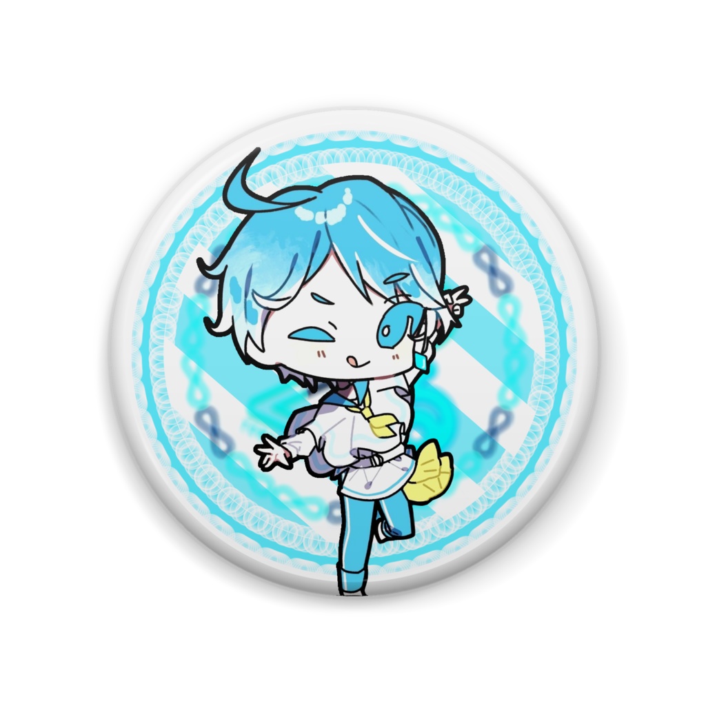 ちびみなせ缶バッチ ウインクver.