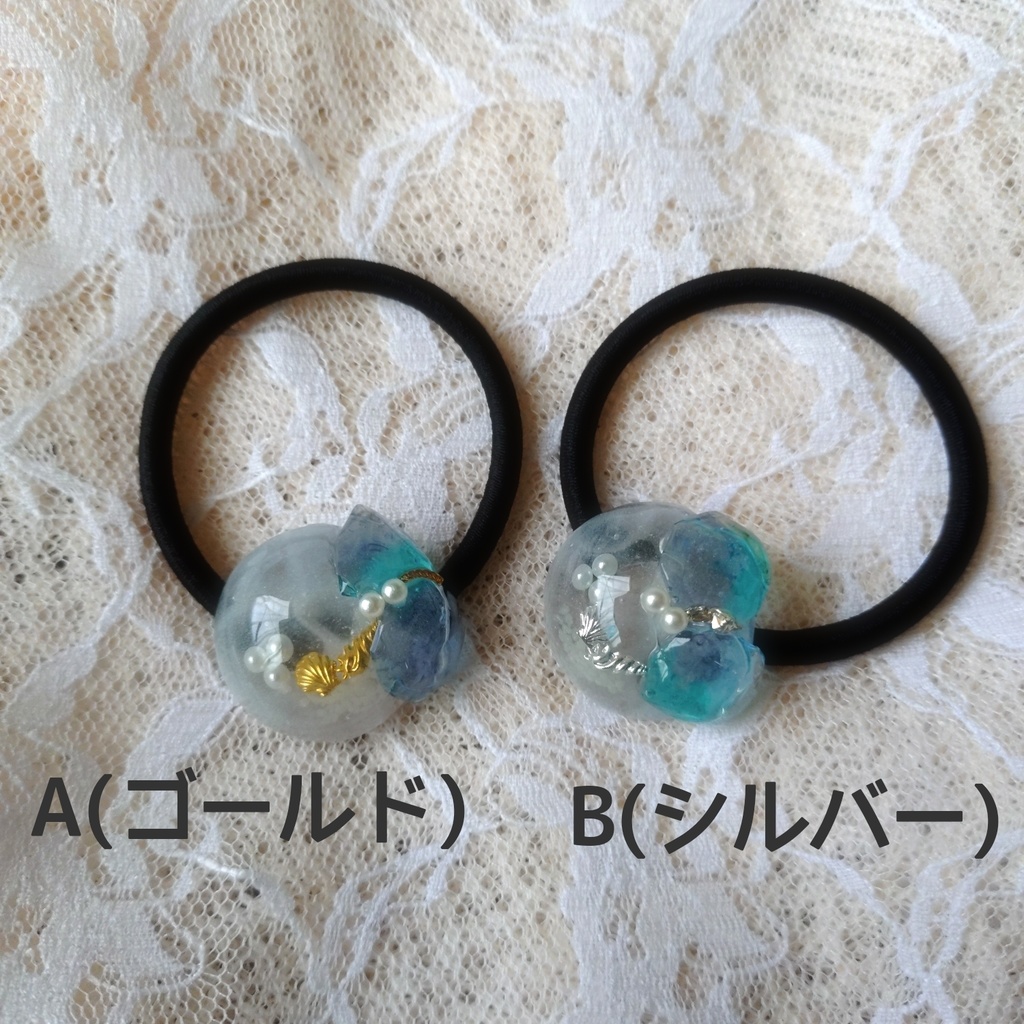 レジン製　髪留め