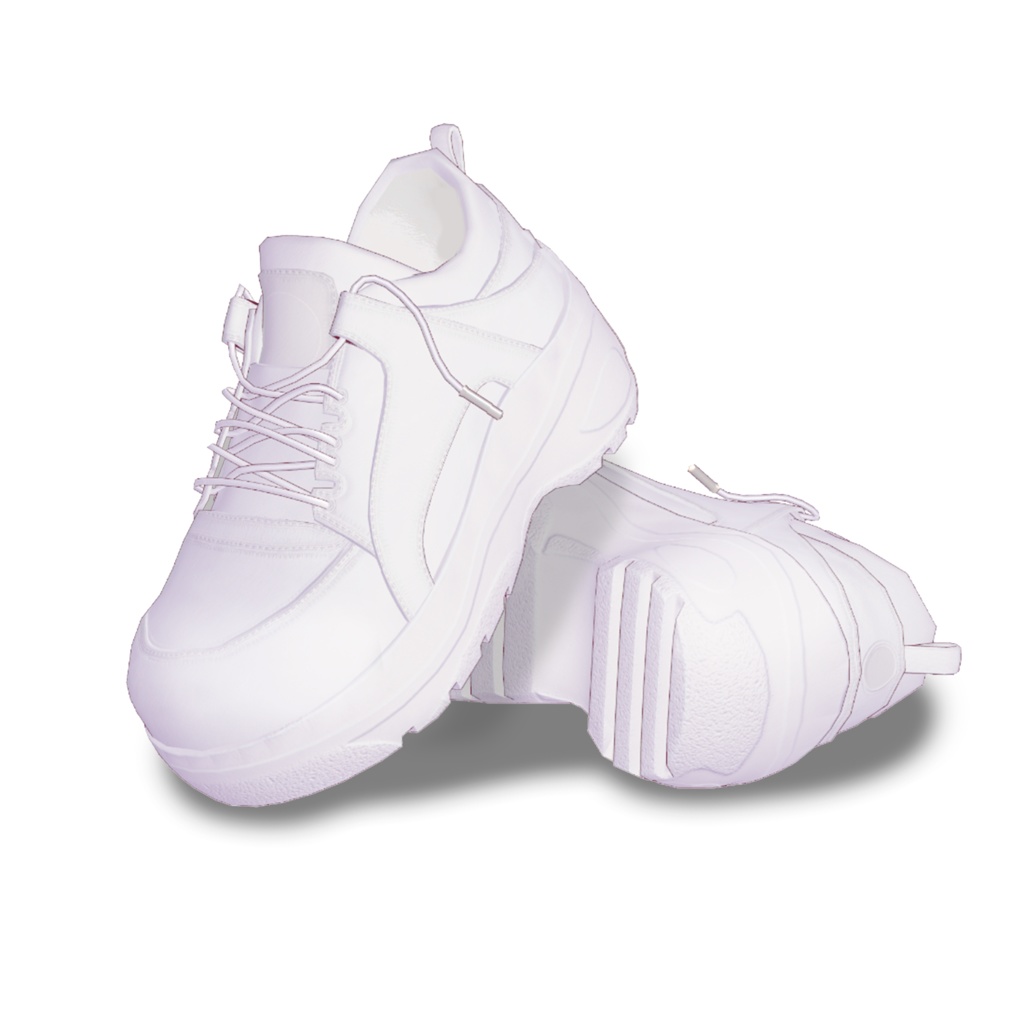 🩷 Cuteスニーカー 3Dモデル【VRChat対応】