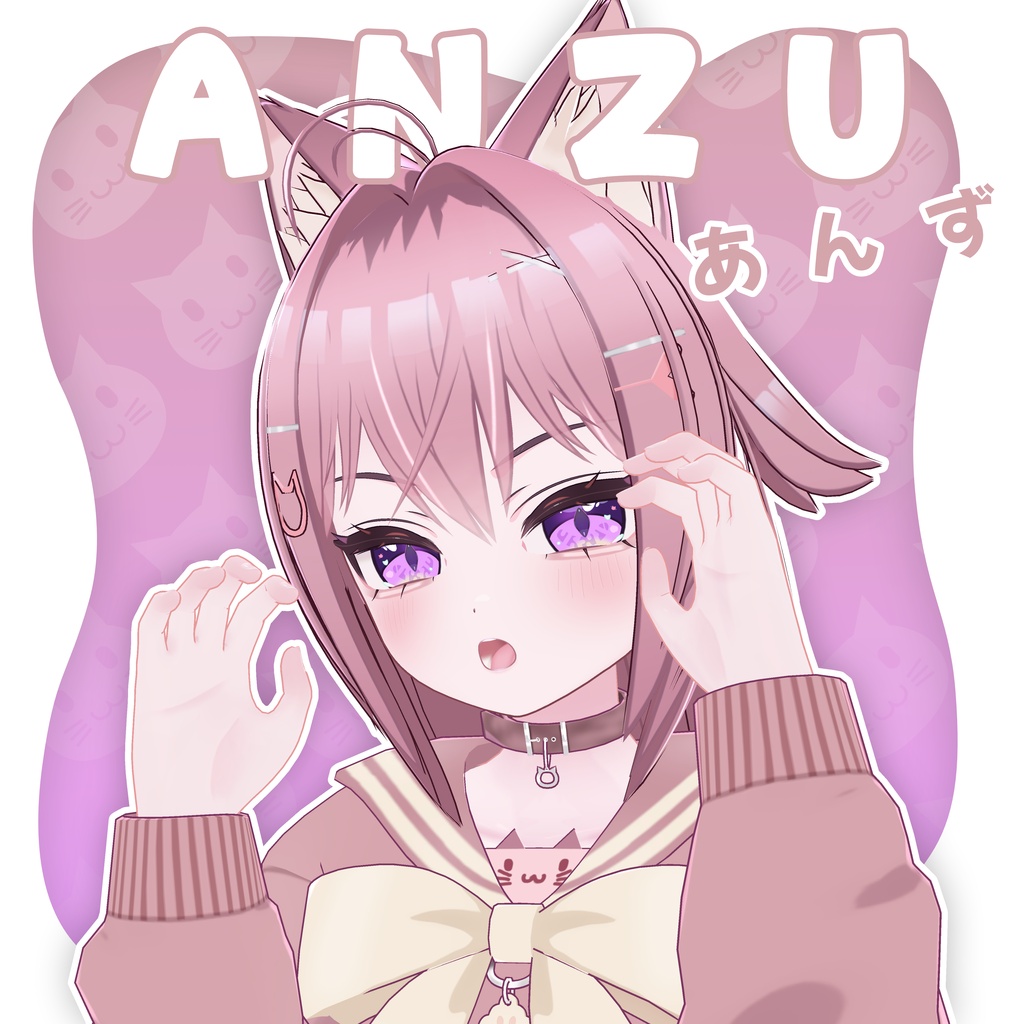 「Anzu / あんず 」-オリジナル3Dモデル-