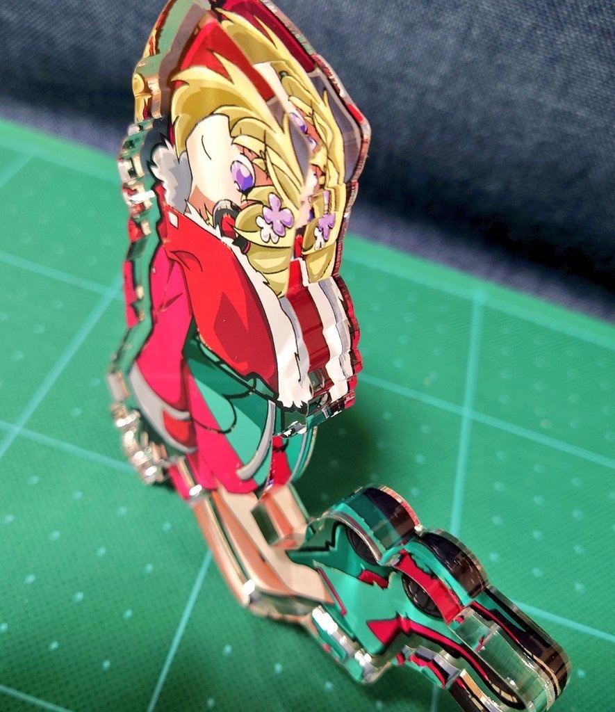 無重力ハルちゃんアクリルブロック