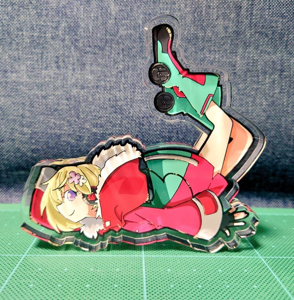 無重力ハルちゃんアクリルブロック