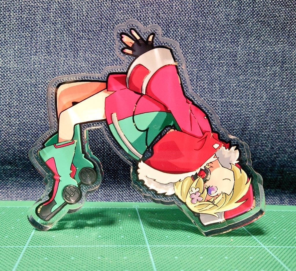 無重力ハルちゃんアクリルブロック