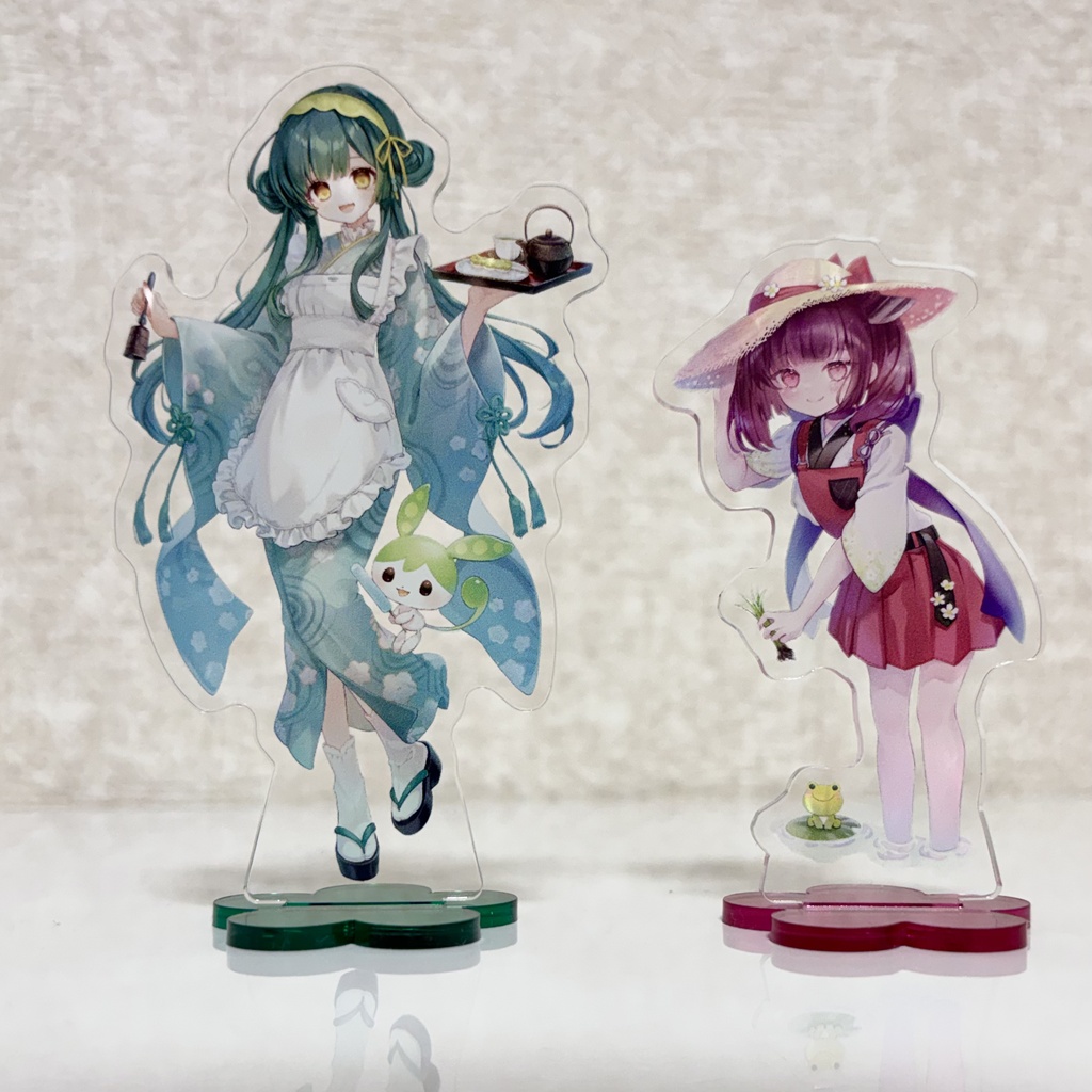 【C108】東北ずん子・東北きりたん アクスタ　※浮憂のBOOTHからご購入ください