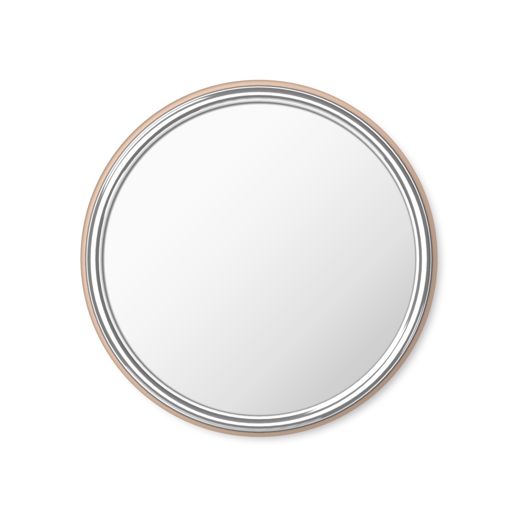 🐹🍩【缶ミラー】灰白ハム×フレンチクルーラー