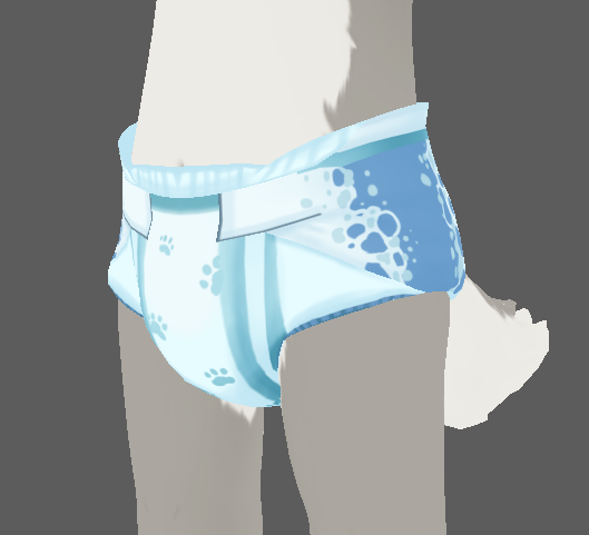 [無料] VRchat Alfie Diaper - 汪汪懶狗狗 - BOOTH