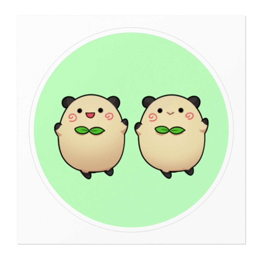 あうん ステッカー