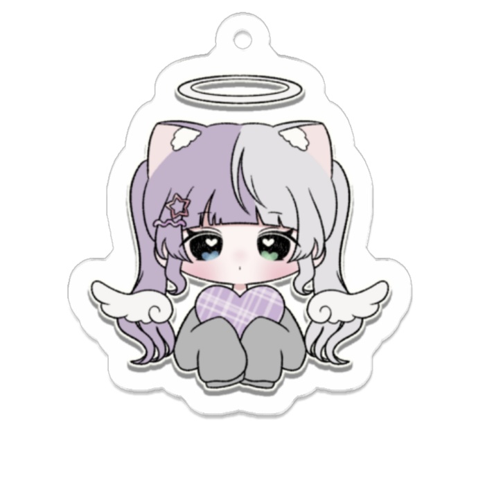 天使デフォルメアクキー