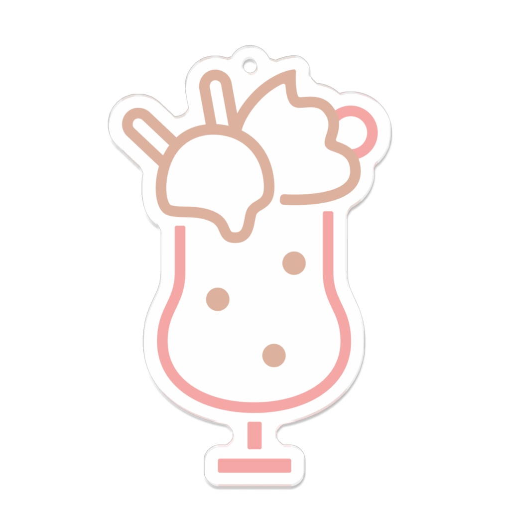 干支クリームソーダ ・ウサギ