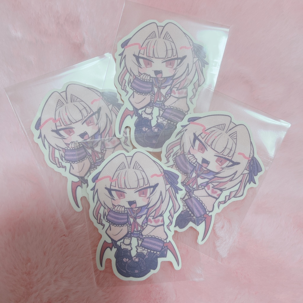 りりむキラキラステッカー