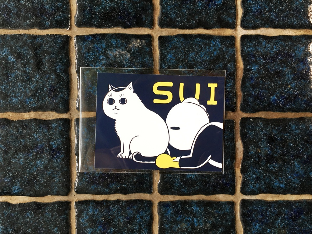 ステッカー｜ねこ吸い