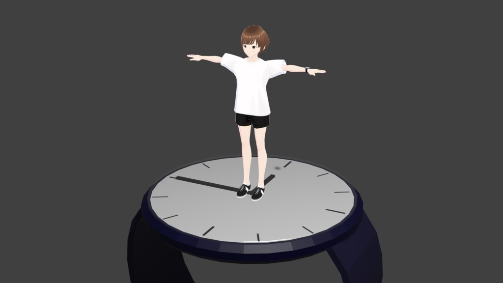 【3Dモデル】アナログ腕時計_ver1.06_サンプル付き