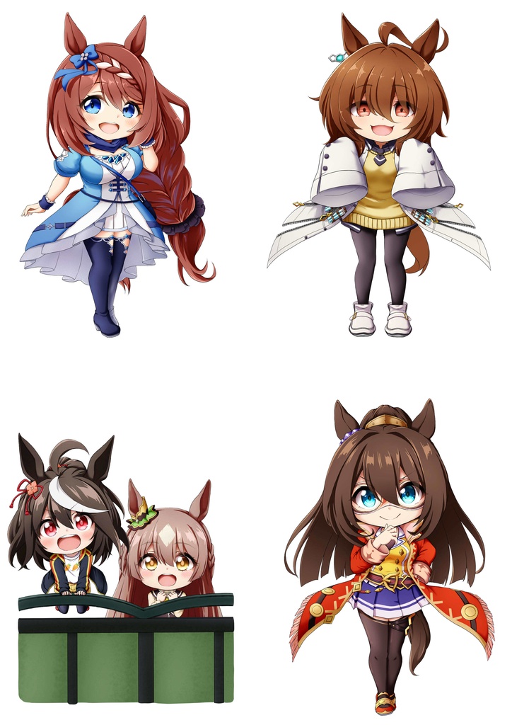 ウマ娘ステッカー