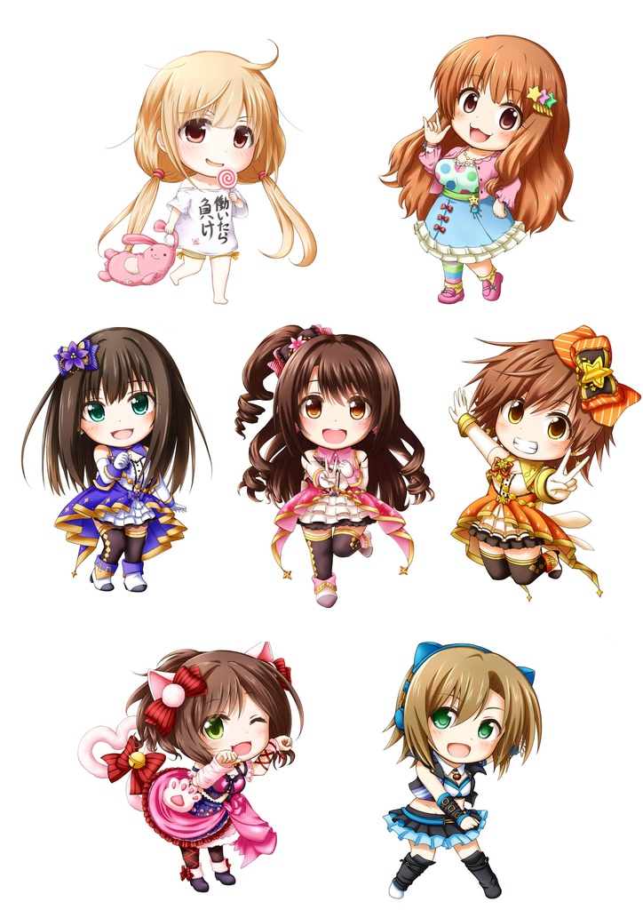『アイドルマスターシンデレラガールズ』防水ステッカー