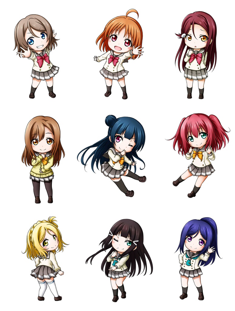 Aqours ステッカー