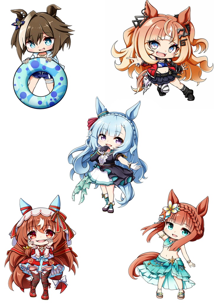 ウマ娘ステッカー
