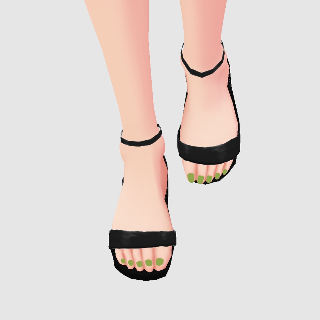 【vroid】ウェッジソールサンダル