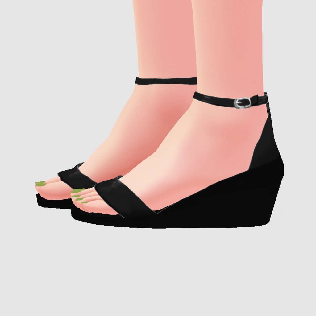 【vroid】ウェッジソールサンダル