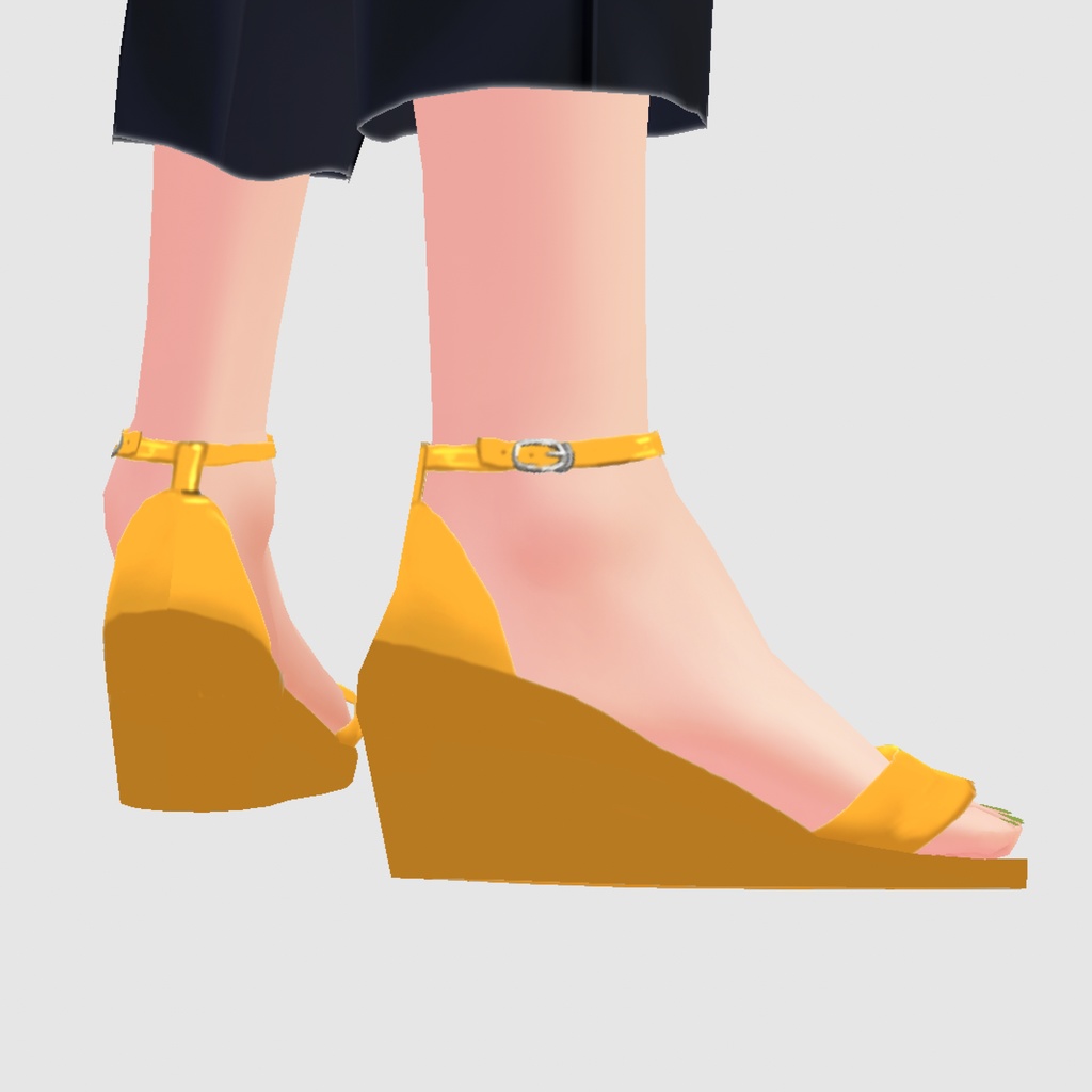 【vroid】ウェッジソールサンダル