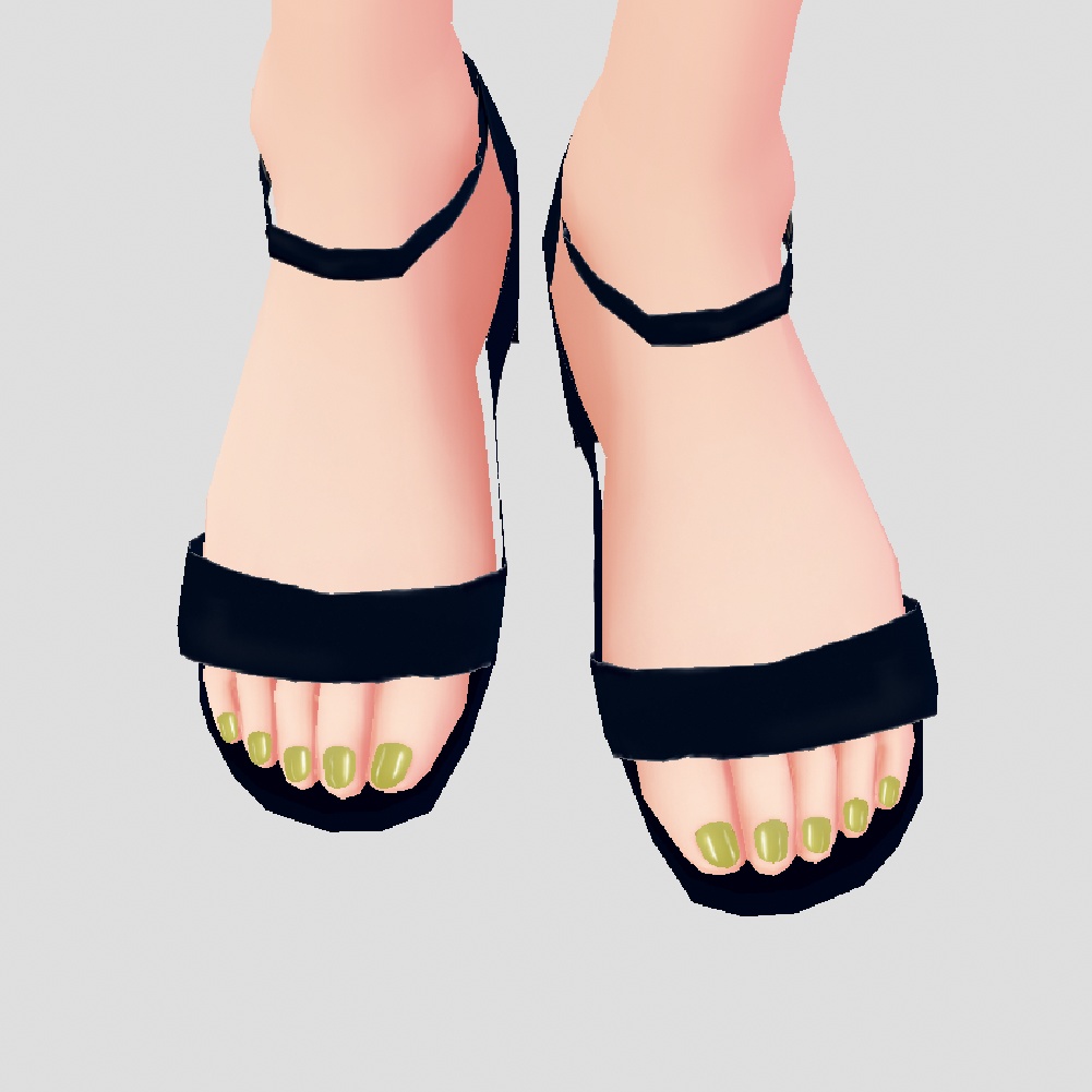 【vroid用】ネイル3色