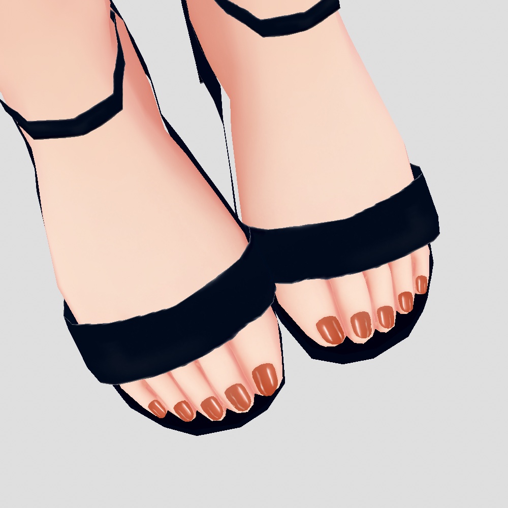 【vroid用】ネイル3色