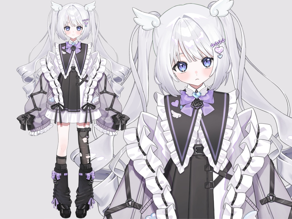 【Live2Dモデル販売】ツインテールのかわいい女の子【限定1点】