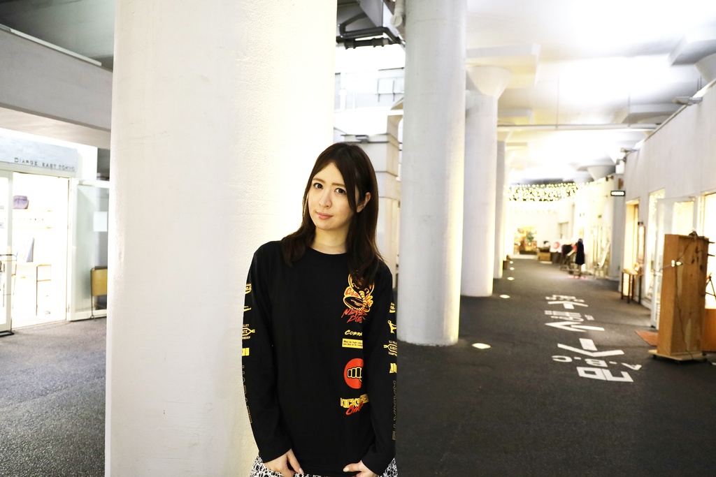 October Beast×コブラ会「NEVER DIES」ロングスリーヴTシャツ(オレンジ)