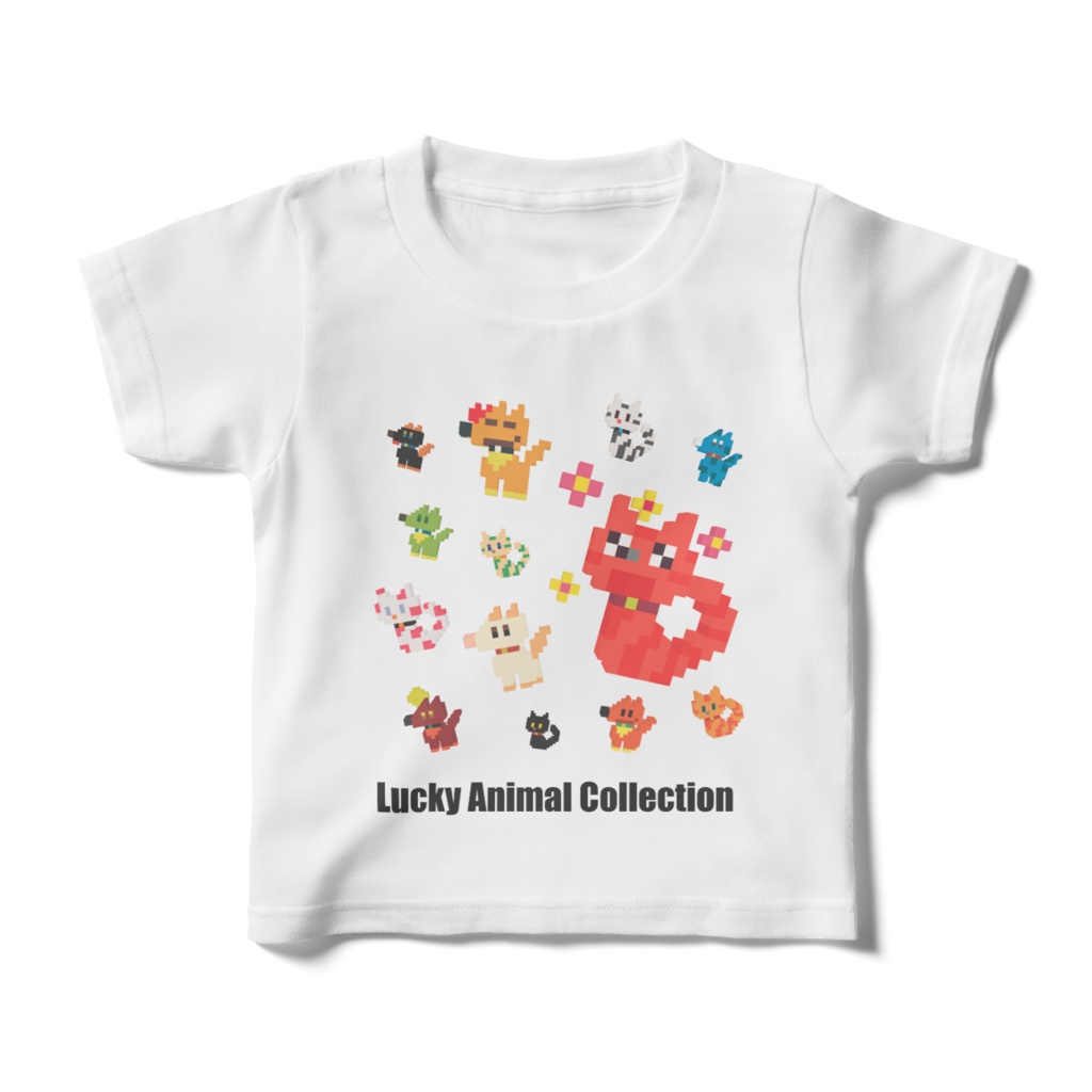ラッキー・キッズTシャツ(カラフルビッグバン!)