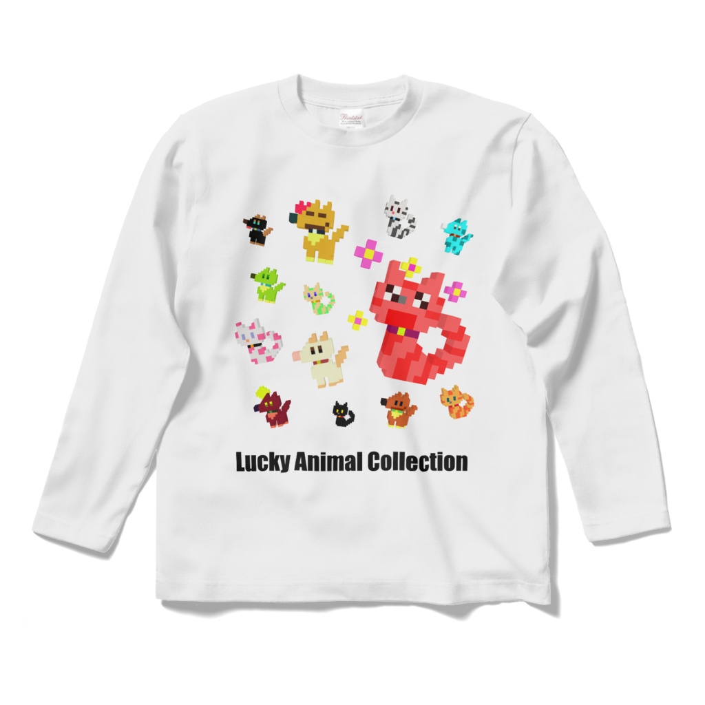 ラッキー・ロングTシャツ(カラフルビッグバン!)