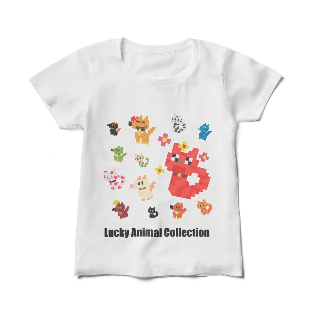 ラッキー・レディースTシャツ(カラフルビッグバン!)