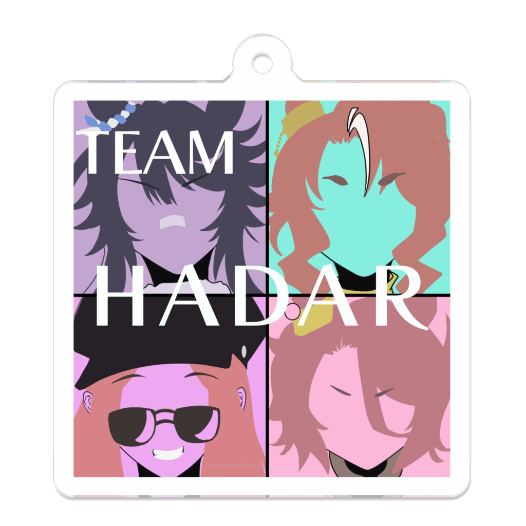 チームハダルアクリルキーホルダー