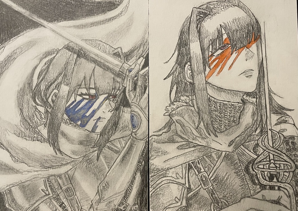 戦慄、畏怖【イラスト原画】