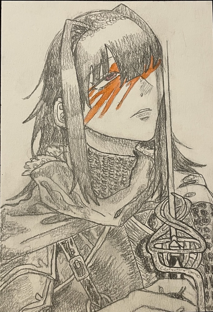 戦慄、畏怖【イラスト原画】