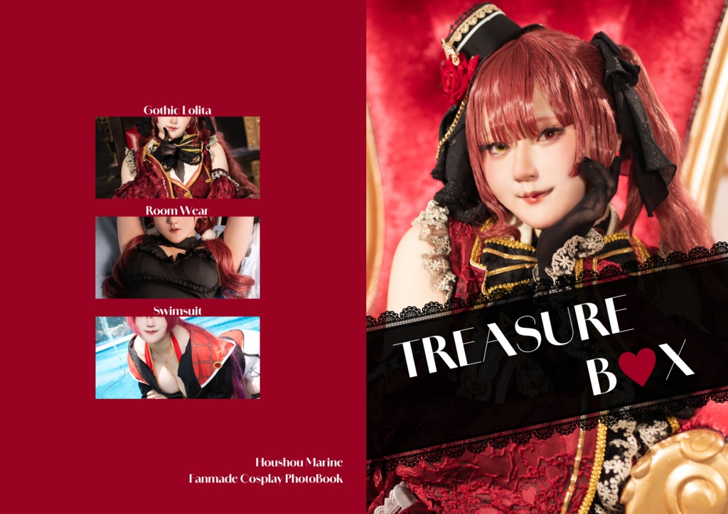 【C106】宝鐘マリンコスプレ写真集『TREASURE B♡X』