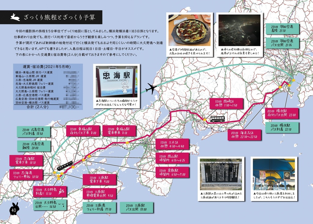 【C101新刊】広島のうさぎランド