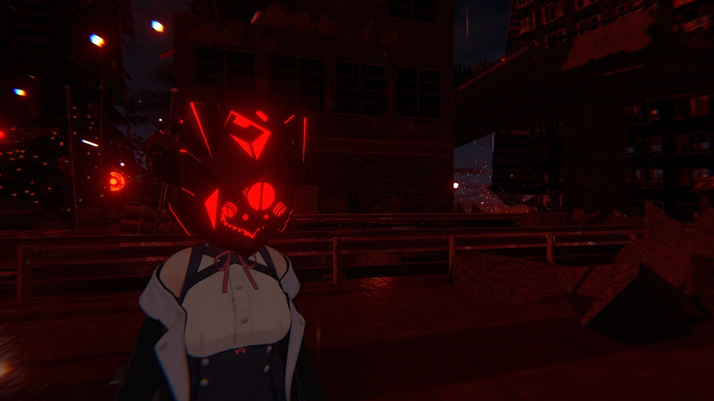 【VRChat想定】強化ヘルメット