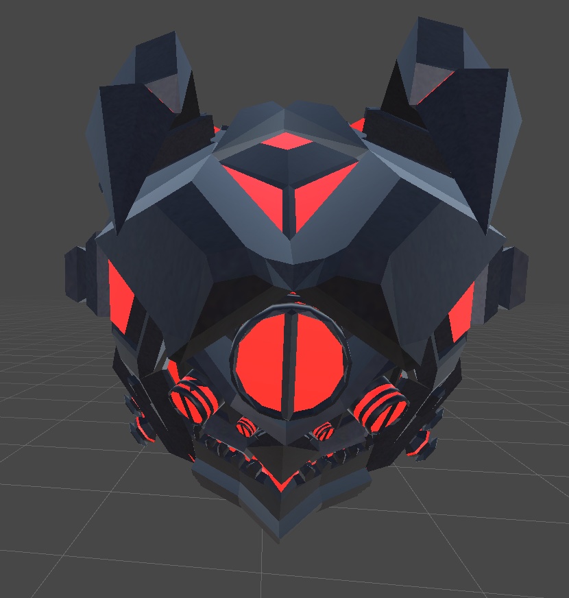 【VRChat想定】強化ヘルメット