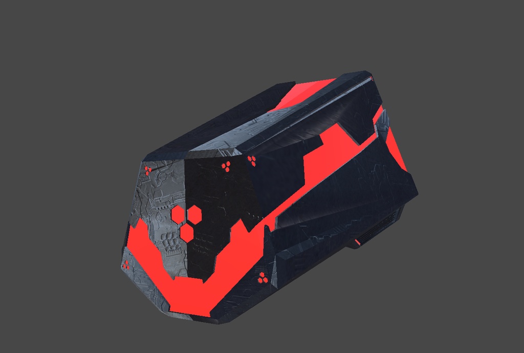 【VRChat想定】強化ヘルメット Ⅱ型