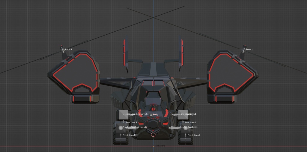 【VRChat想定】CFA-H1